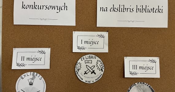 Wyniki konkursu na ekslibris biblioteki szkolnej