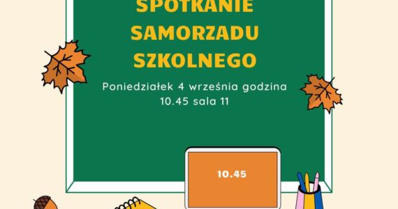 Spotkanie samorządu szkolnego